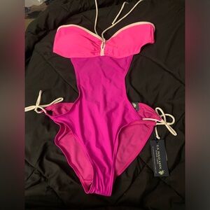U.S Polo Assn one piece cut-out swimsuit- NWT